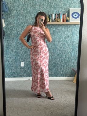 Hansen and Gretel Chloe Boatneck Slip Maxi Dress